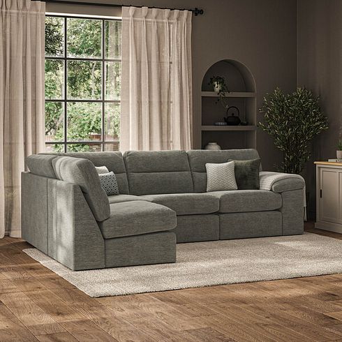 Morgan Modular Group 5 in Olive Green Fabric