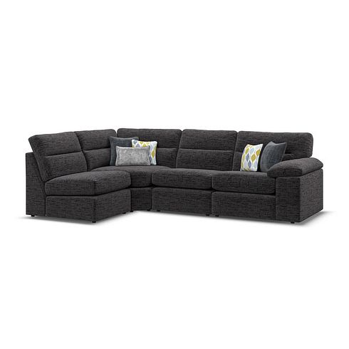 Morgan Modular Group 5 in Santos Black with Green and Grey Scatters 