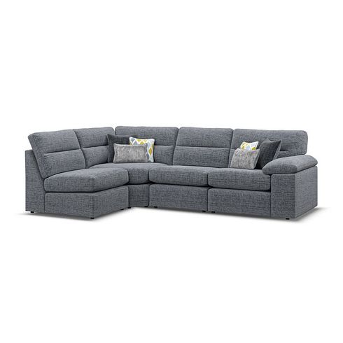 Morgan Modular Group 5 in Santos Grey with Green and Grey Scatters 