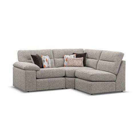 Morgan Modular Group 6 in Santos Mink with Orange and Beige Scatters 