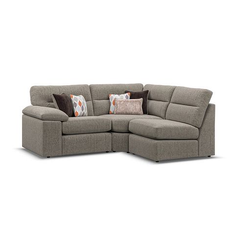 Morgan Modular Group 6 in Santos Taupe with Orange and Beige Scatters 