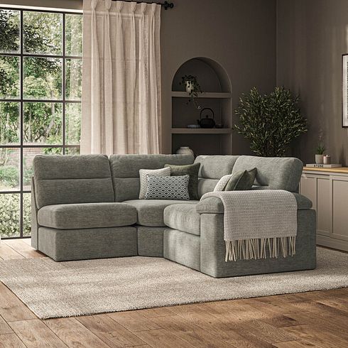 Morgan Modular Group 7 in Olive Green Fabric