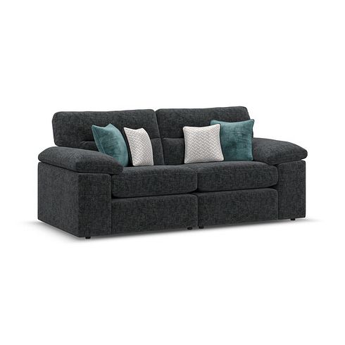 Morgan Modular Group 8 in Cupid Charcoal fabric