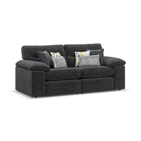 Morgan Modular Group 8 in Santos Black with Green and Grey Scatters 