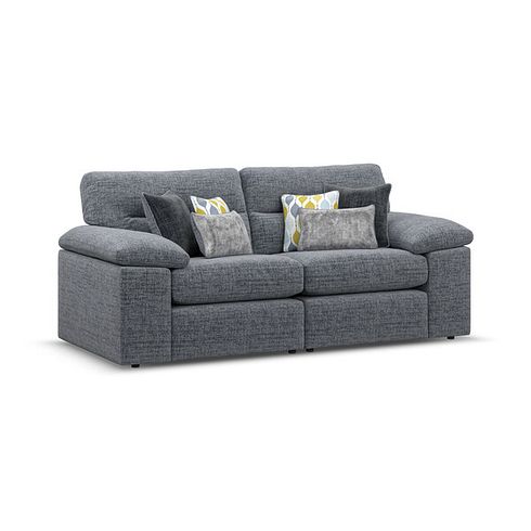 Morgan Modular Group 8 in Santos Grey with Green and Grey Scatters 
