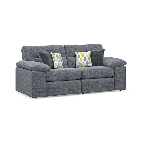 Morgan Modular Group 8 in Santos Grey with Green and Grey Scatters 