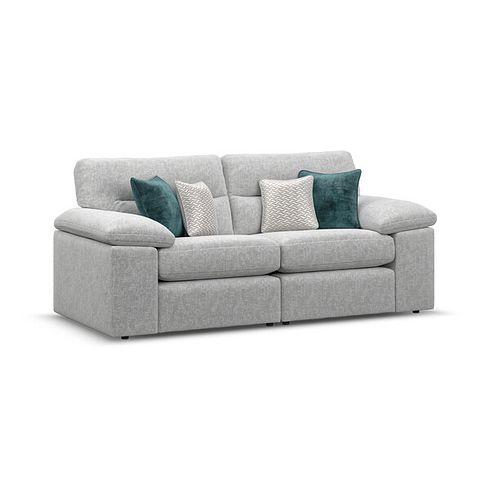 Morgan Modular Group 8 in Cupid Silver fabric