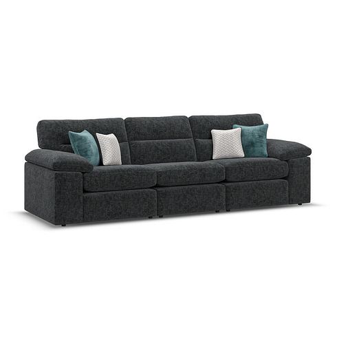 Morgan Modular Group 9 in Cupid Charcoal fabric