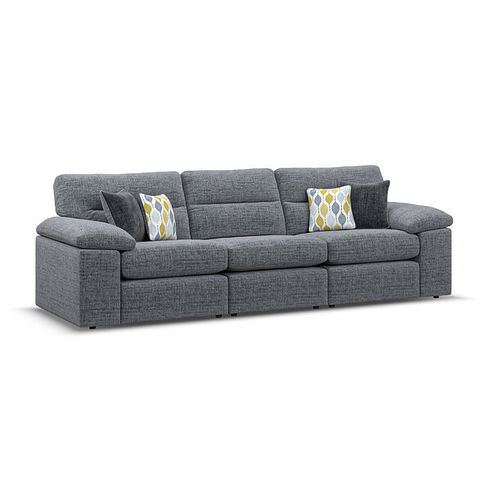 Morgan Modular Group 9 in Santos Grey with Green and Grey Scatters 