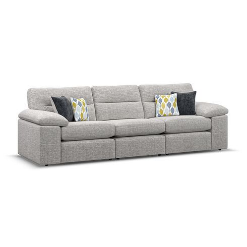 Morgan Modular Group 9 in Santos Silver with Green and Grey Scatters 