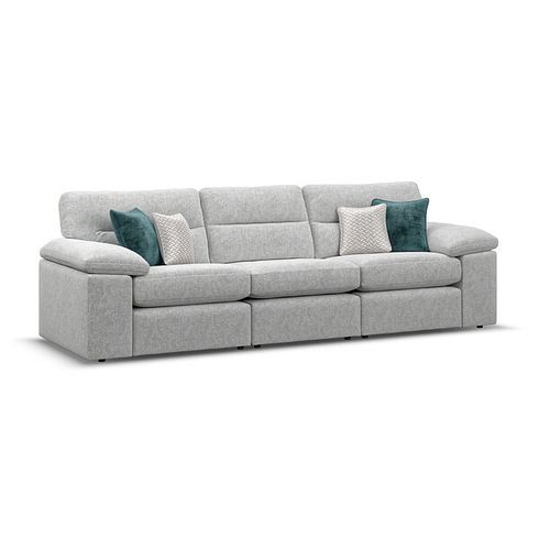 Morgan Modular Group 9 in Cupid Silver fabric