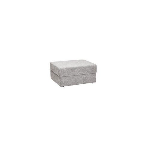 Morgan Storage Footstool in Santos Silver