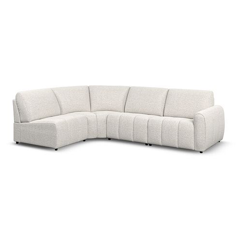 Nap 4 Seat Right Hand Modular Corner Sofa in Coastal Linen Fabric - Group 5