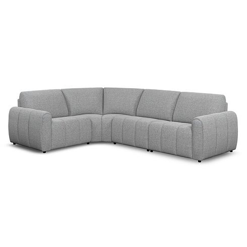 Nap 4 Seat Right Hand Modular Corner Sofa in Coastal Mist Fabric - Group 2