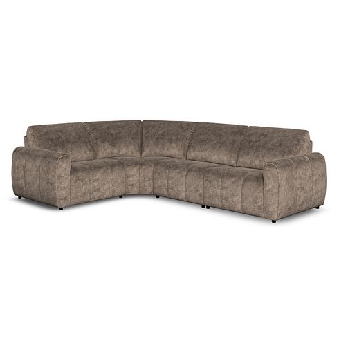 Nap 4 Seat Right Hand Modular Corner Sofa in Dapple Chocolate Fabric  - Group 2