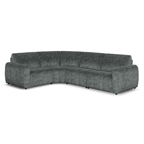 Nap 4 Seat Right Hand Modular Corner Sofa in Dapple Grey Fabric - Group 2