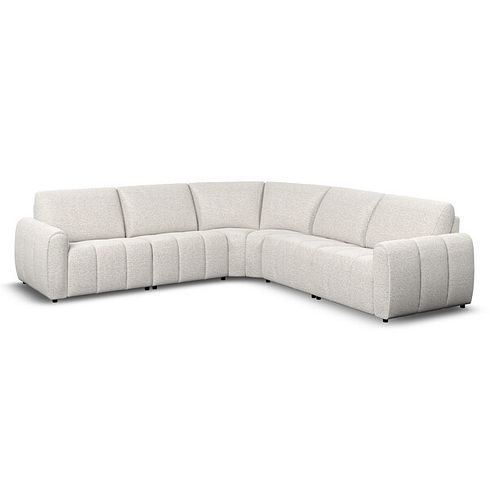 Nap 5 Seat Modular Corner Sofa in  Coastal Linen Fabric - Group 3