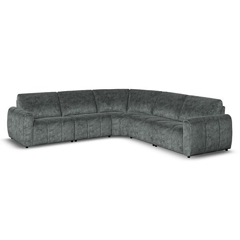 Nap 5 Seat Modular Corner Sofa in Dapple Grey Fabric  - Group 3