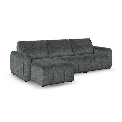 Nap Modular 3 Seater Left Hand Chaise Sofa in Dapple Grey Fabric - Group 14