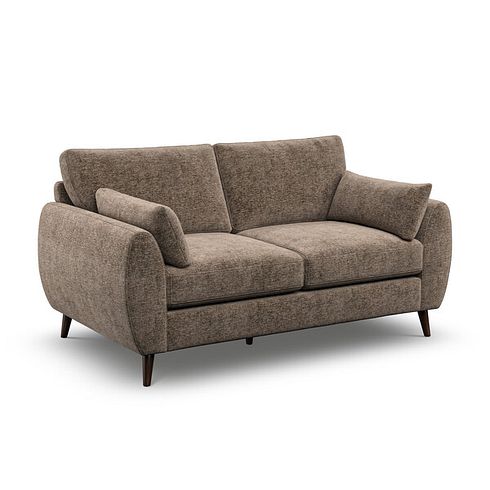 Nova 2 Seater Sofa in Arlan Smokestone Fabric