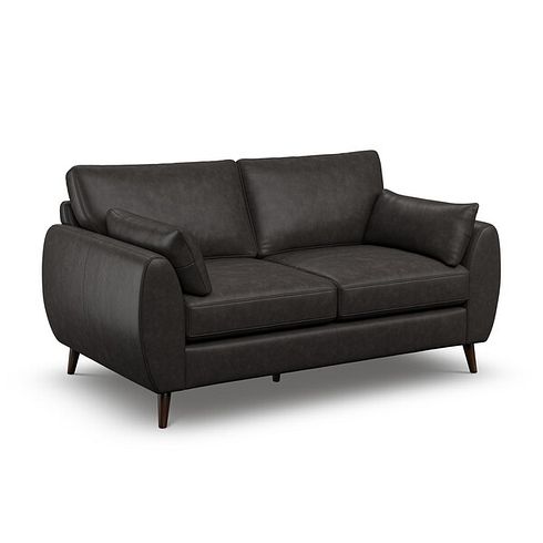 Nova 2 Seater Sofa in Ash Leather