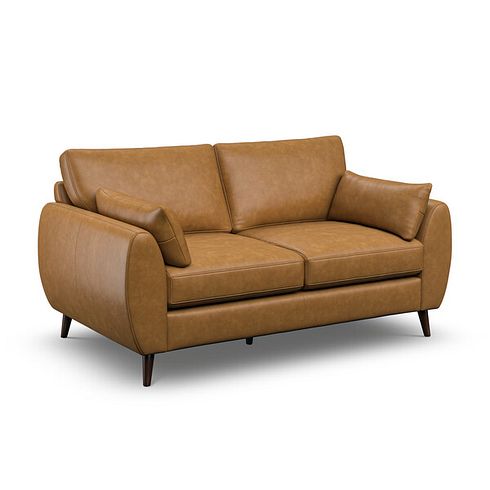 Nova 2 Seater Sofa in Brown Leather