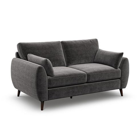 Nova 2 Seater Sofa in Canna Dark Grey Fabric