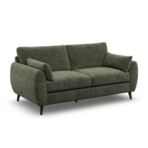 Nova 3 Seater Sofa in Arlan Mossy Fabric