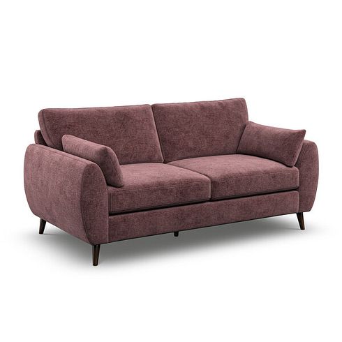 Nova 3 Seater Sofa in Arlan Rosewood Fabric
