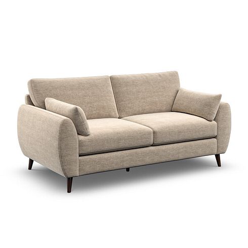 Nova 3 Seater Sofa in Canna Sand Fabric