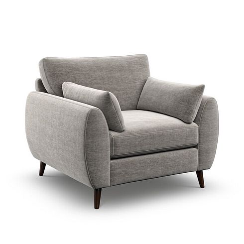 Nova Armchair in Canna Grey Fabric