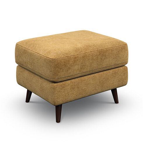 Nova Footstool in Arlan Honeycomb Fabric
