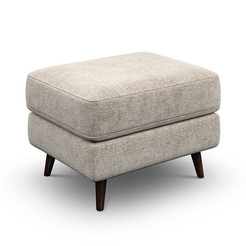 Nova Footstool in Arlan Noble Fabric