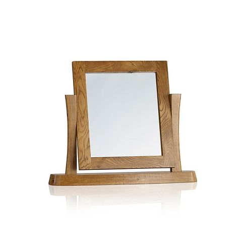 Orrick Rustic Solid Oak Dressing Table Mirror