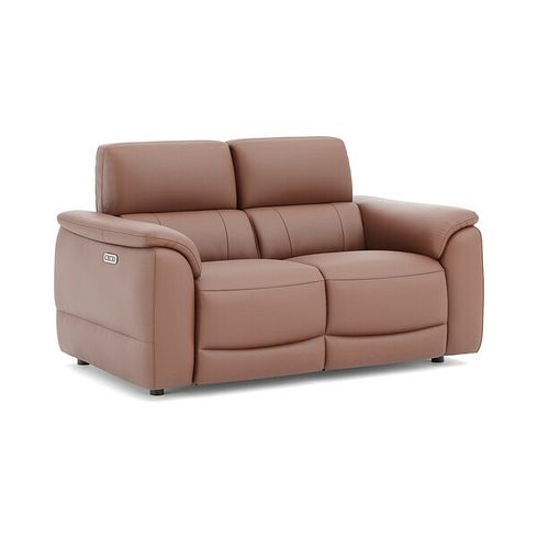 Phoenix 2 Seater Power Recliner Sofa in  Mocha Mousse Leather