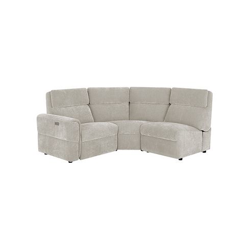 Samson Electric Recliner Modular Group 6 in Amigo Dove Fabric