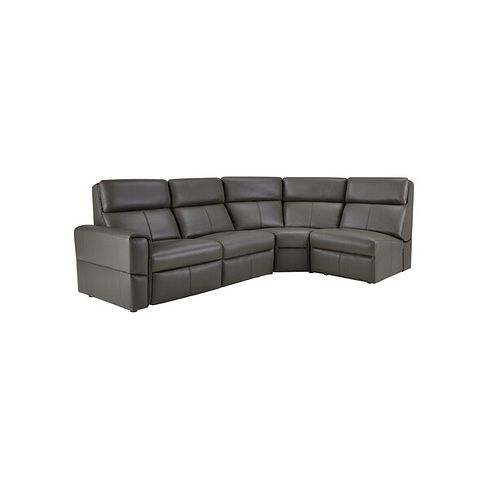 Samson Static Modular Group 4 in Dark Grey Leather
