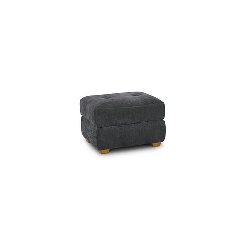 Samson Storage Footstool in Amigo Coal Fabric