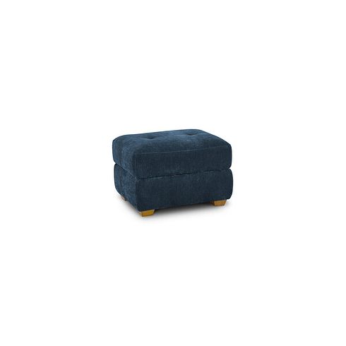 Samson Storage Footstool in Amigo Navy Fabric