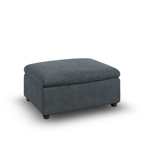 Santorini Storage Footstool in Nomad Harbour Mist Fabric