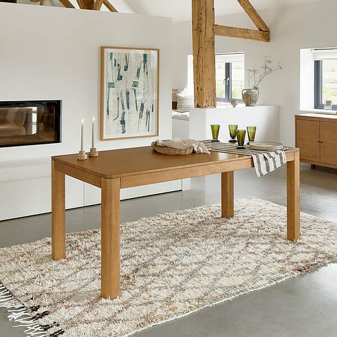 Savannah Solid Heveawood Dining Table 180cm