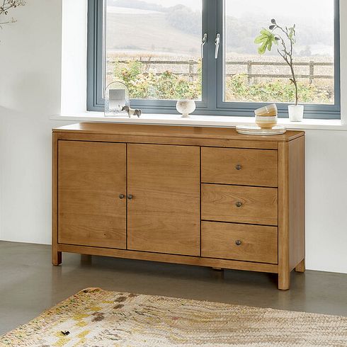 Savannah Solid Heveawood Large Sideboard