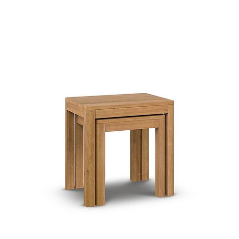 Savannah Solid Heveawood Nest of 2 Tables