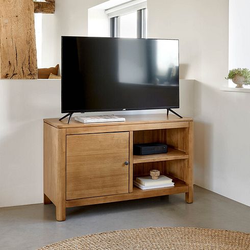 Savannah Solid Heveawood Small TV Unit