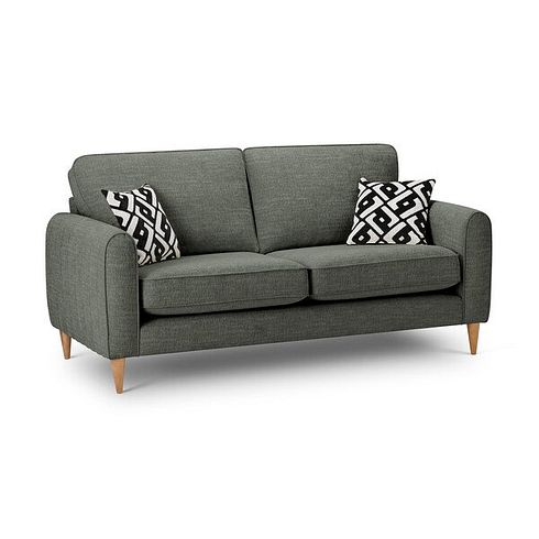 Thornley 3 Seater Sofa in Forest Green Fabric