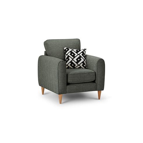 Thornley Armchair in Forest Green Fabric