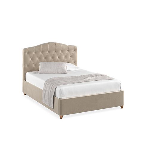 Windsor Double Ottoman Storage Bed in Sunningdale Linen Fabric