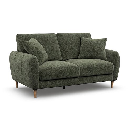 Zara 2 Seater Sofa in Arlan Mossy Fabric