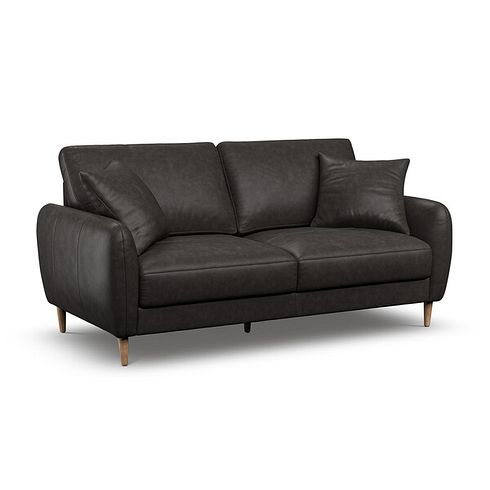 Zara 3 Seater Sofa in Ash Leather