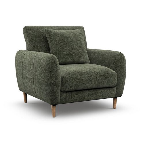 Zara Armchair in Arlan Mossy Fabric